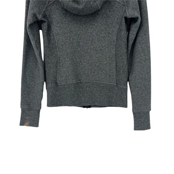 Lululemon Scuba Full-Zip Hoodie in Heathered Speckled Black Size 2 - Picture 12 of 15